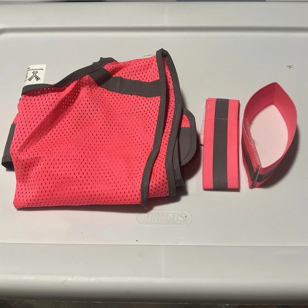 Pink and Gray Kids Safety Vest